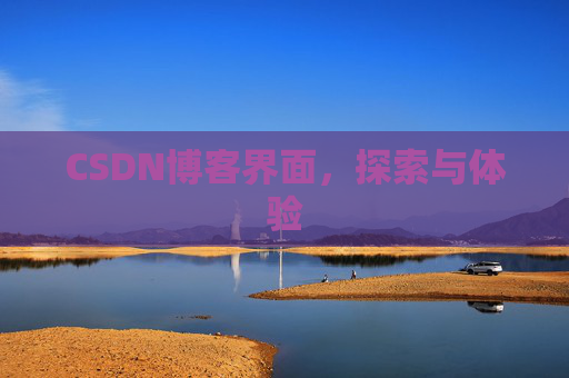 CSDN博客界面，探索与体验